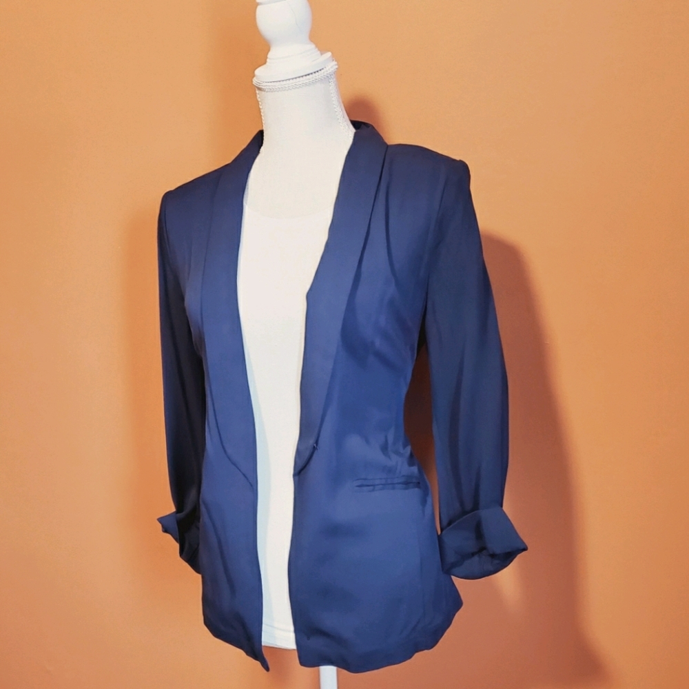 Navy blue LC boyfriend blazer